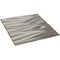 Ekena Millwork 19 5/8in. W x 19 5/8in. H Ripple EnduraWall Decorative 3D Wall Panel Covers 2.67 Sq. Ft. WP20X20RPBCR - alternate 4